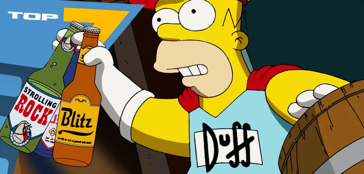 Homer Simpson als Duffman!
