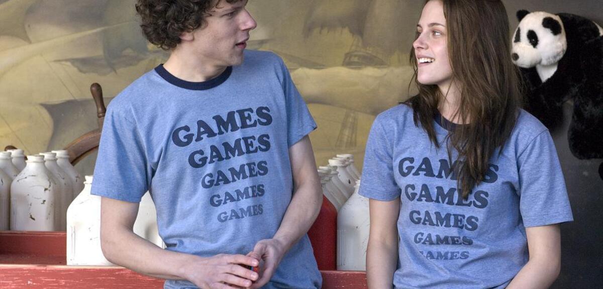 Jesse Eisenberg und Kristen Steward