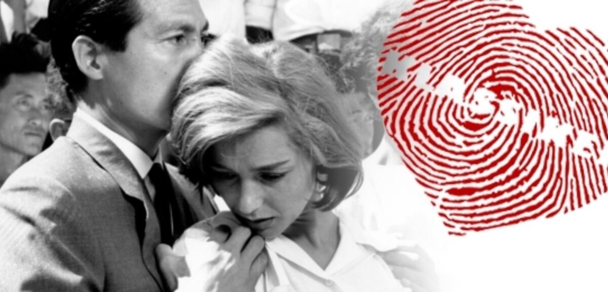Emmanelle Riva und Eiji Okada in Hiroshima mon Amour