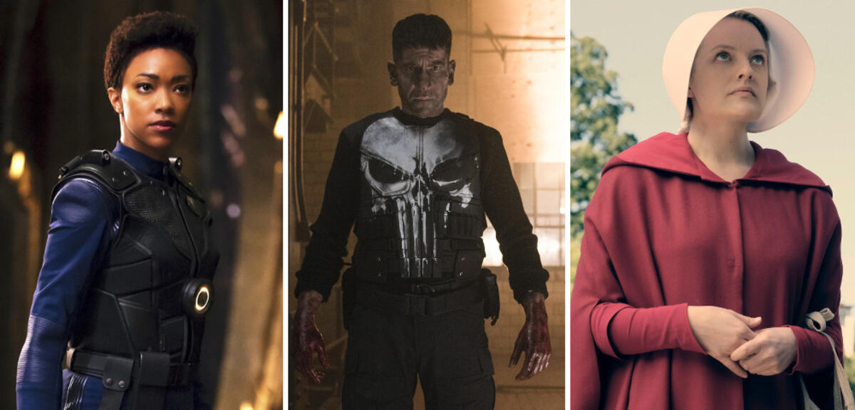 Sonequa Martin-Green, Jon Bernthal und Elisabeth Moss starteten 2017 als Serienstars durch