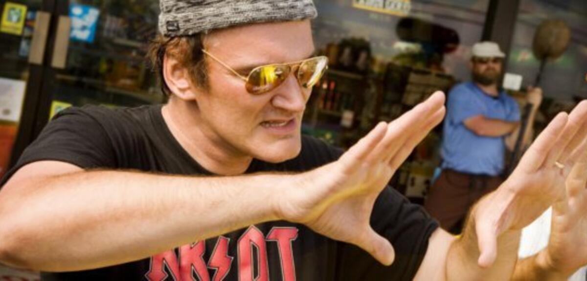 Tarantino am Set von Inglourious Basterds