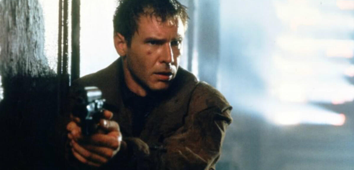 Harrison Ford in Ridley Scott's Blade Runner