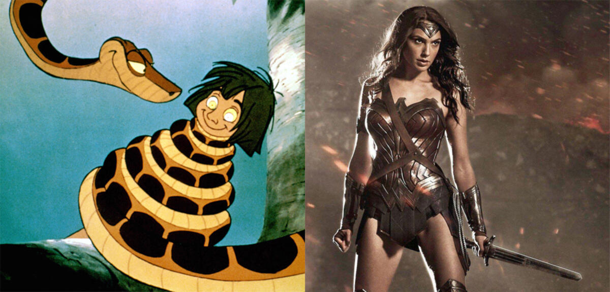 Das Dschungelbuch/Wonder Woman in Batman v Superman: Dawn of Justice