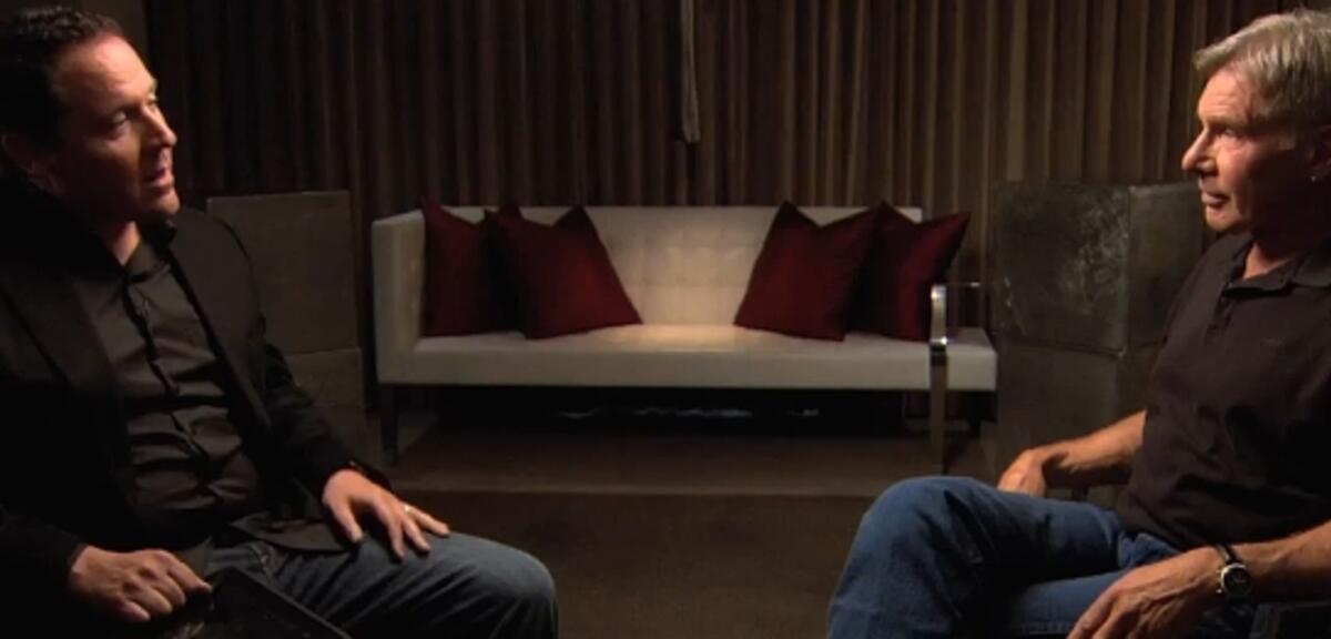 Jon Favreau und Harrison Ford