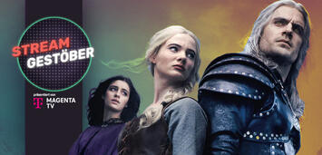 Bild zu:  The Witcher Staffel 3: Yennefer, Ciri und Geralt