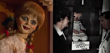 Bild zu:  Annabelle im Film und die reale Vorlage