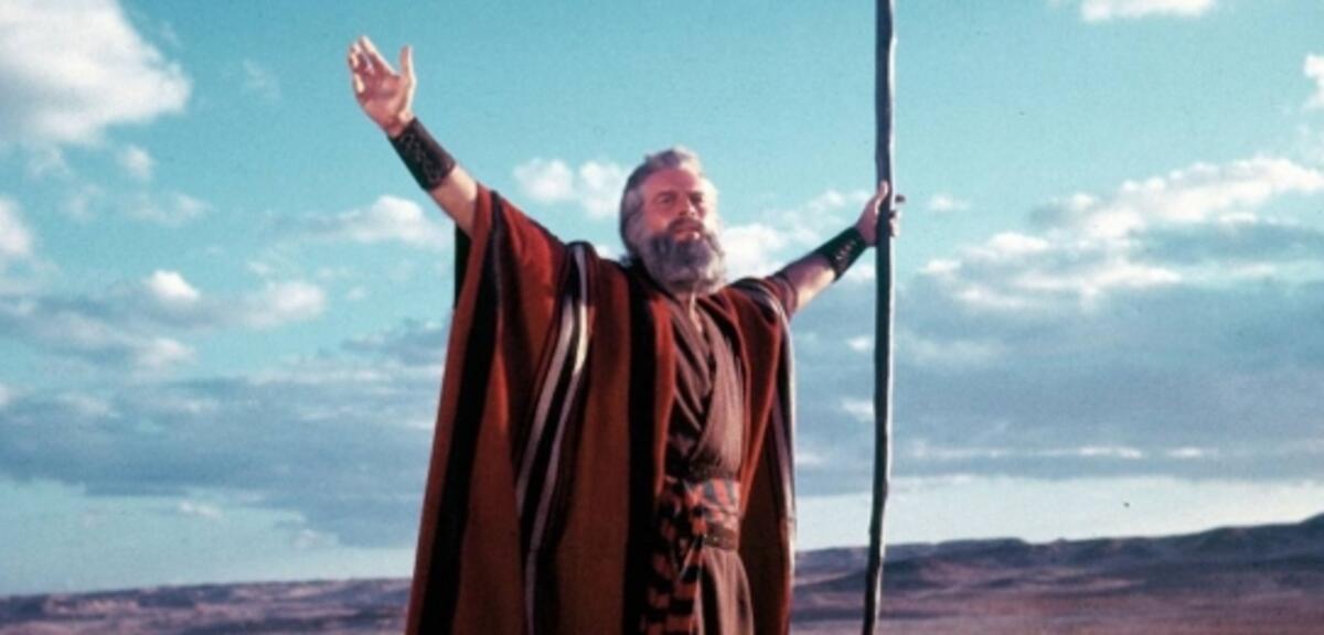 Die zehn Gebote mit Charlton Heston