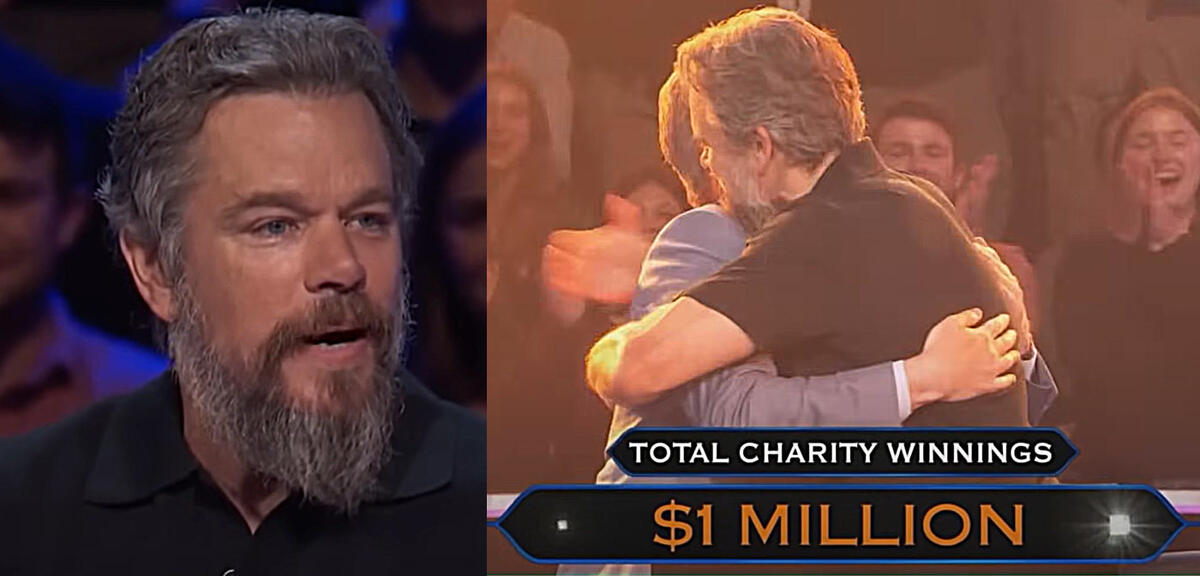 Bei Wer wird Millionär kam es zur Hollywood-Sensation: Matt Damon räumte die Million ab.