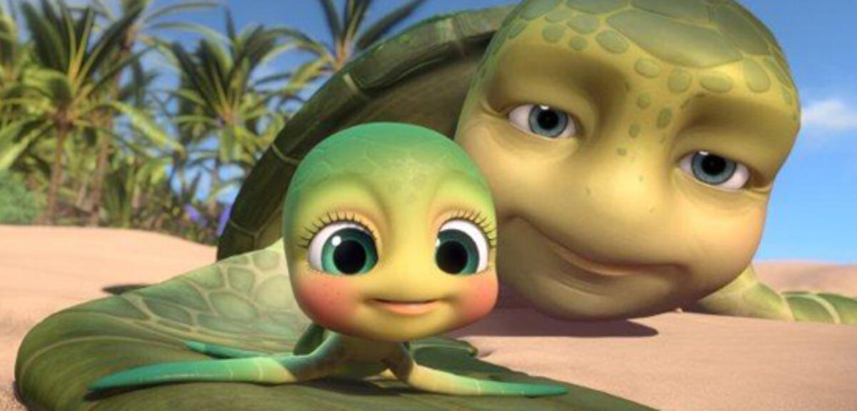 Noch ist die Welt der knuffigen Schildkröten in Ordnung