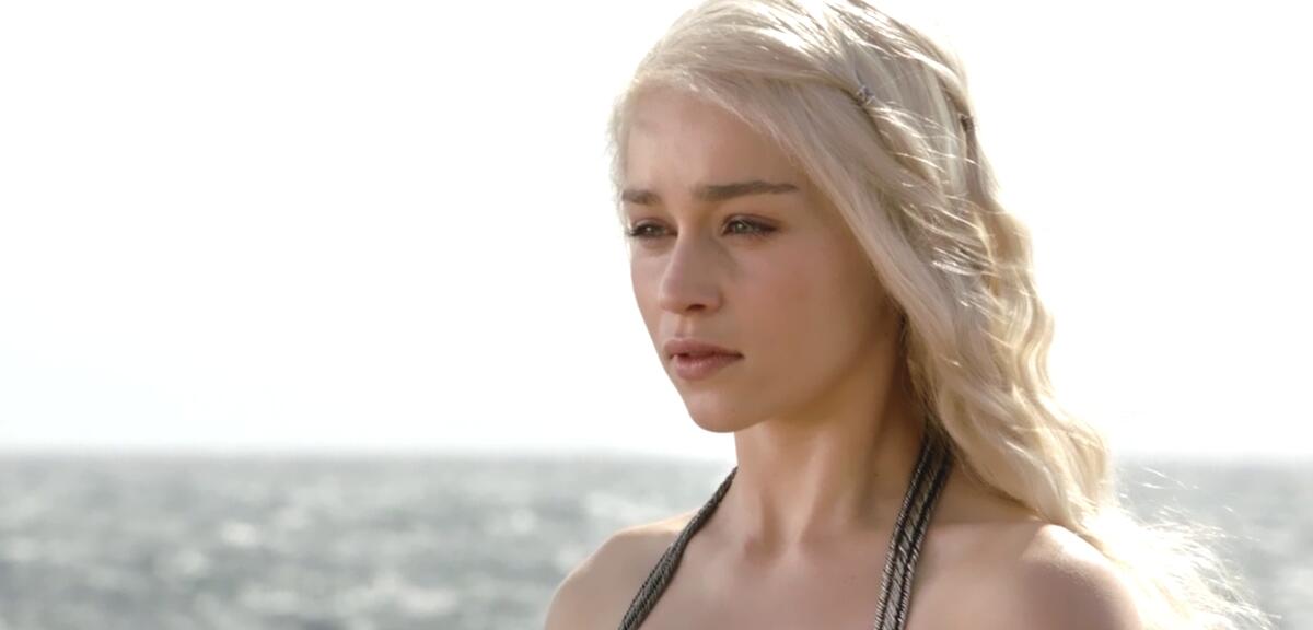 Emilia Clarke in Game of Thrones