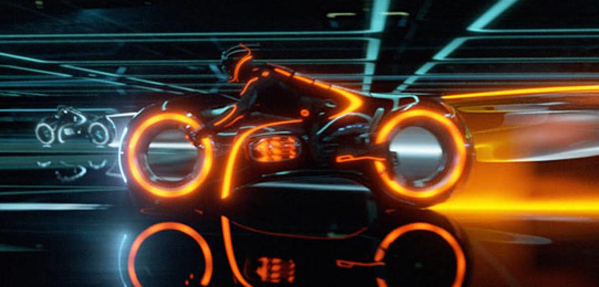 Light Cycle in Tron Legacy