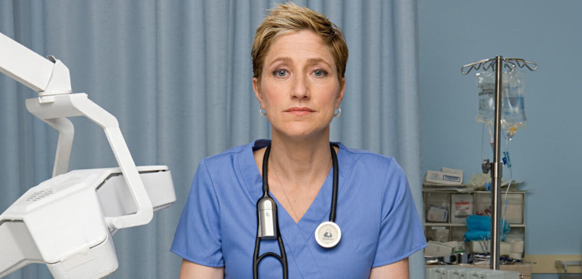 Edie Falco in Nurse Jackie