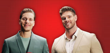 Bild zu:  Diese beiden Herren sind Die Bachelors 2025.