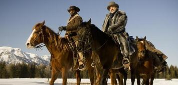 Bild zu:  Jamie Foxx und Christoph Waltz als Pferdefreunde