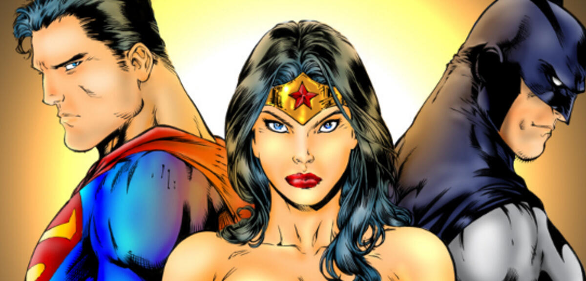 Superman, Wonder Woman und Batman