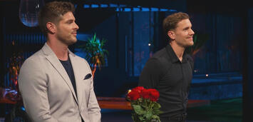 Bild zu:  Martin und Felix müssen bald ihre letzten Rosen verteilen