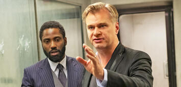 Bild zu:  Christopher Nolan bei den Dreharbeiten von Tenet