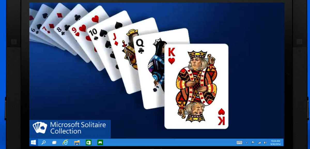 Die Solitaire-Version von Windows zeigt euch Werbung, wenn ihr nicht bezahlt.
