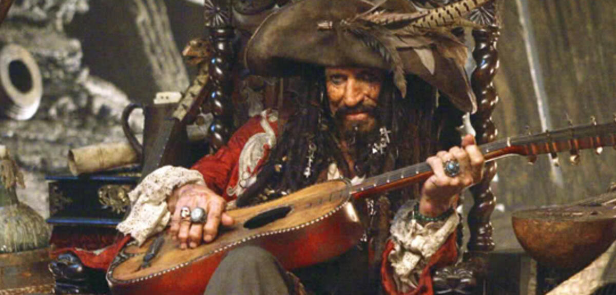 Keith Richards in Fluch der Karibik