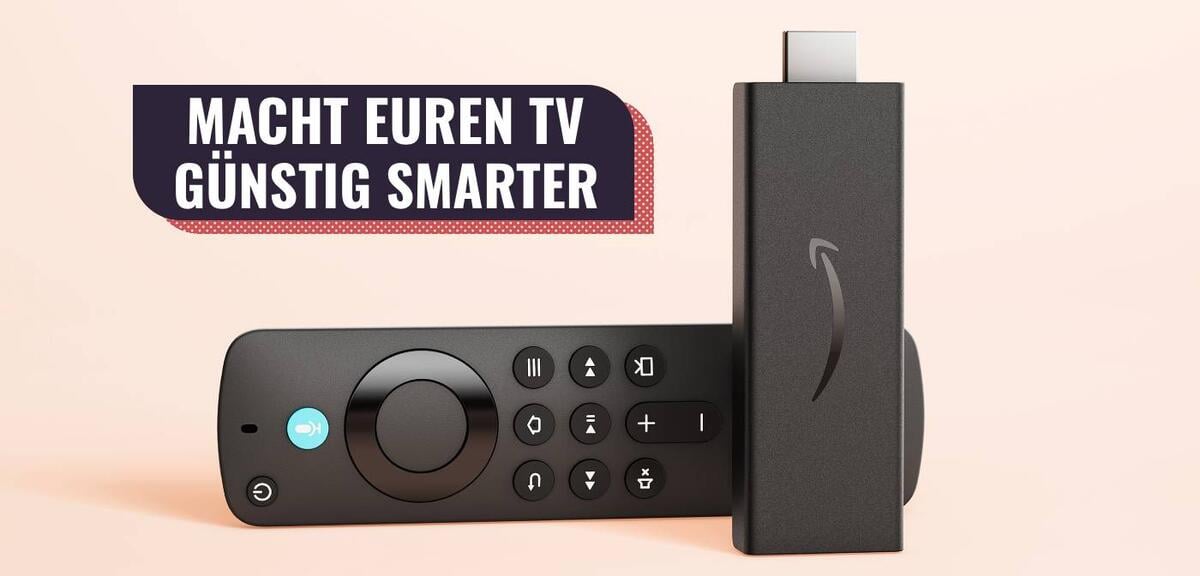 Macht euren Fernseher jetzt günstig smarter: Amazons Fire TV Sticks sind aktuell befristet bis zu 46 Prozent reduziert!
