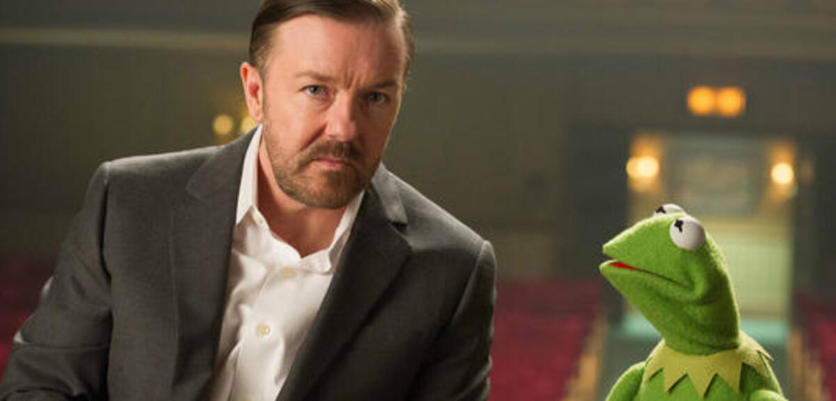 Ricky Gervais und Kermit