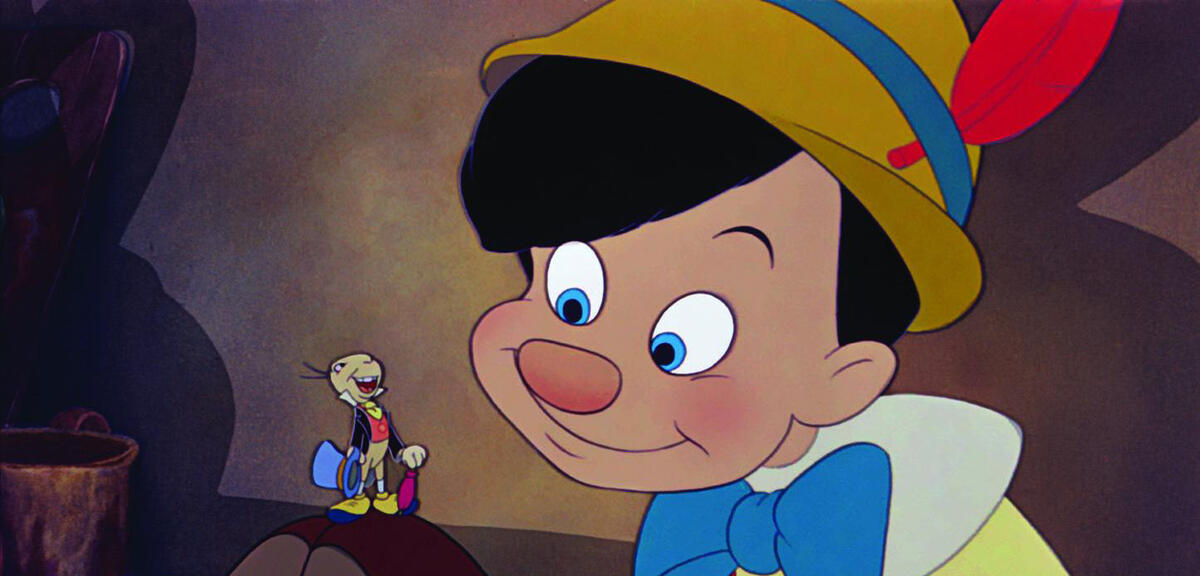 Jiminy Grille und Pinocchio in Pinocchio