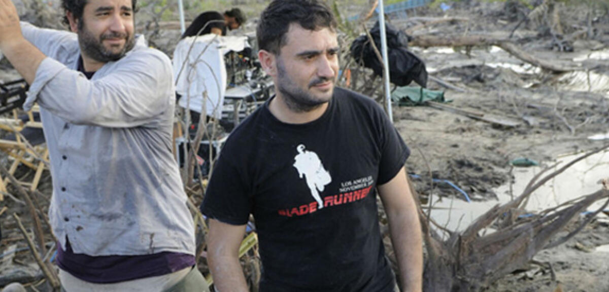Juan Antonio Bayona am Set von The Impossible