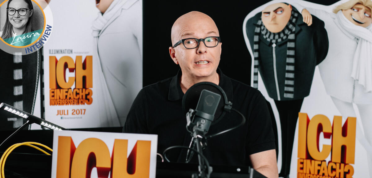 Oliver Rohrbeck spricht Gru in der deutschen Version von Ich - Einfach unverbesserlich 3