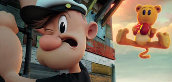 Bild zu:  Hat das Prügeln nicht verlernt: Popeye der Seemann
