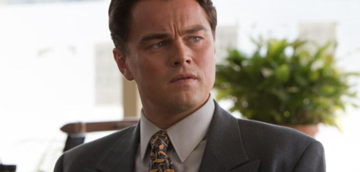 Leonardo DiCaprio in The Wolf of Wall Street