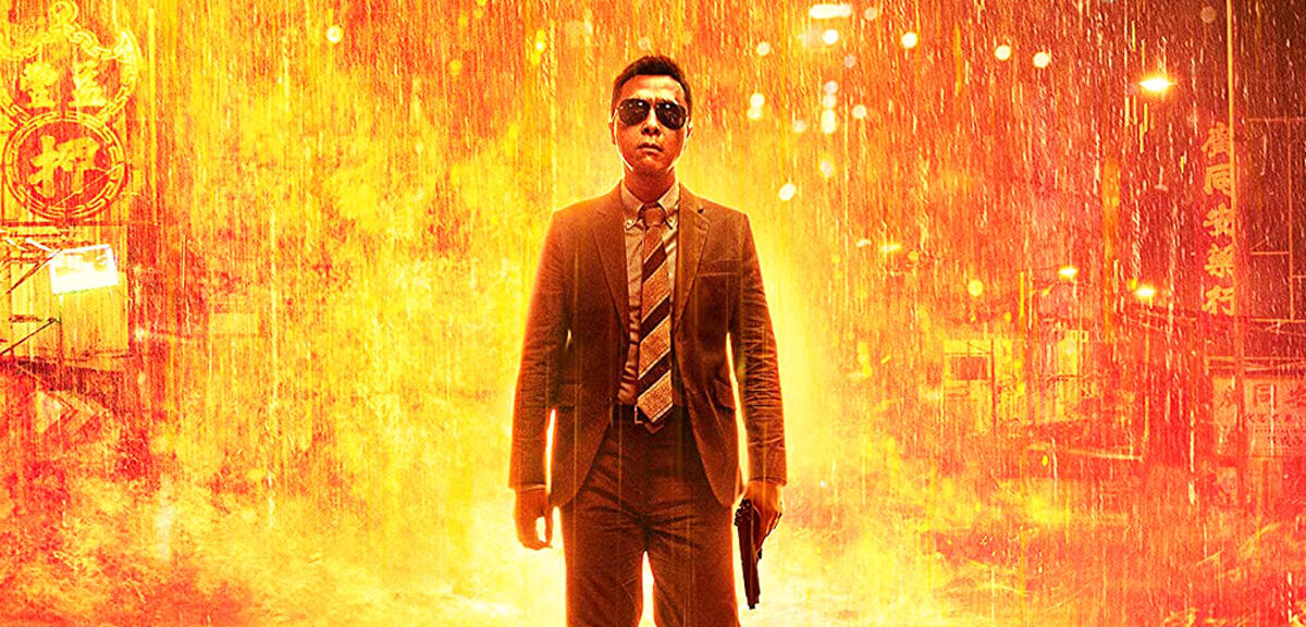 Donnie Yen auf dem Cover von Raging Fire