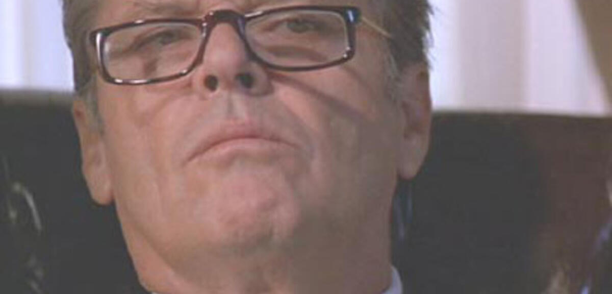 Jack Nicholson als Präsident in Mars Attacks!