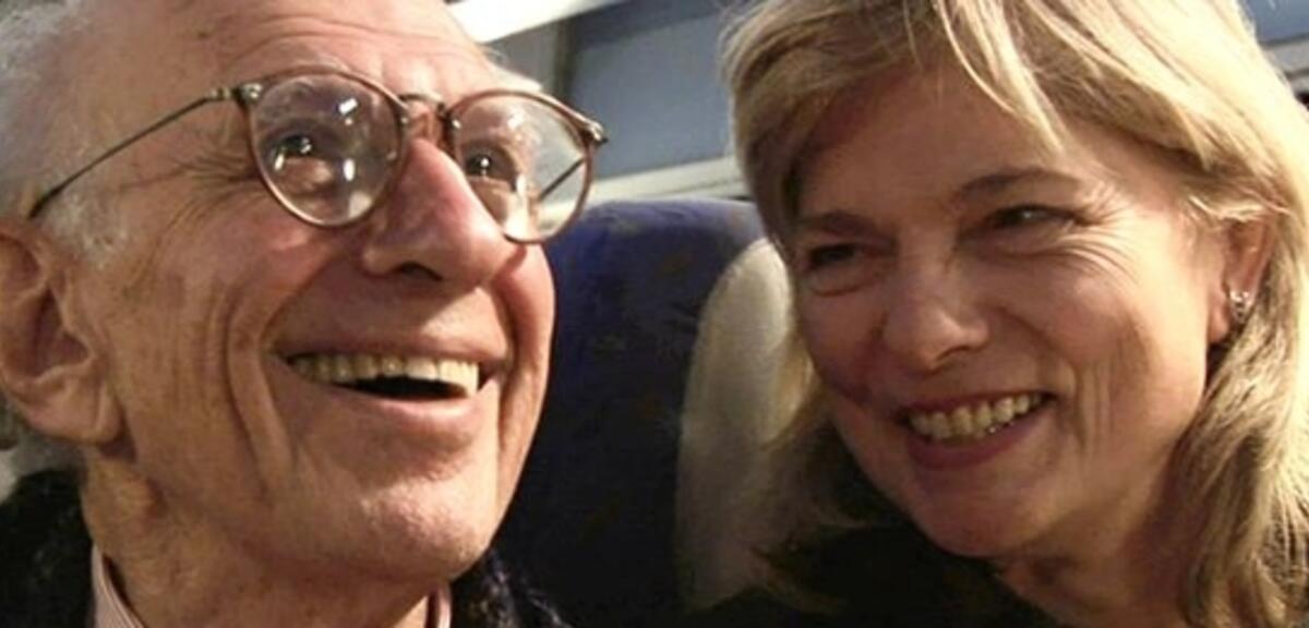 Eric Kandel und Dokumentarfilmerin Petra Seeger