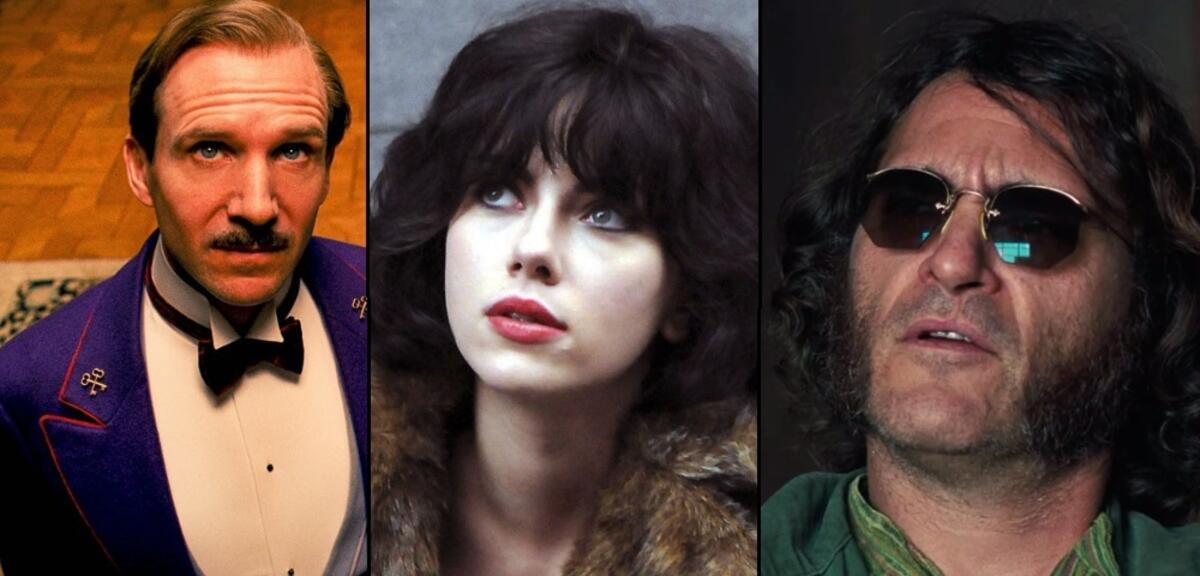 Grand Budapest Hotel, Under the Skin, Inherent Vice