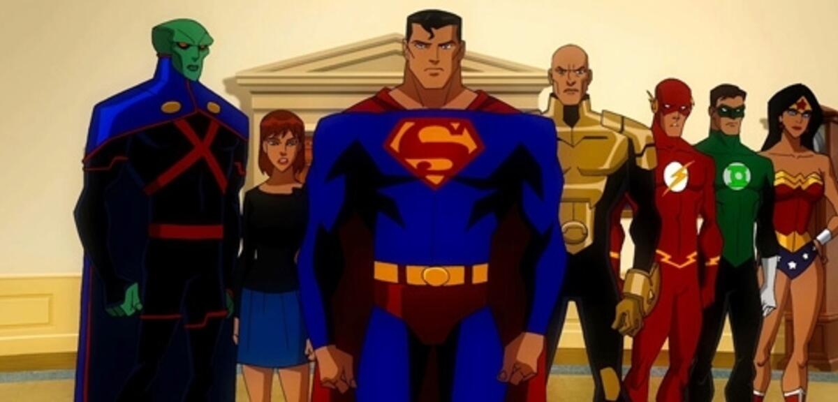 Einige Mitglieder der Justice League. Hier noch gezeichnet.