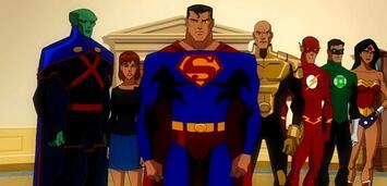 Bild zu:  Einige Mitglieder der Justice League. Hier noch gezeichnet.