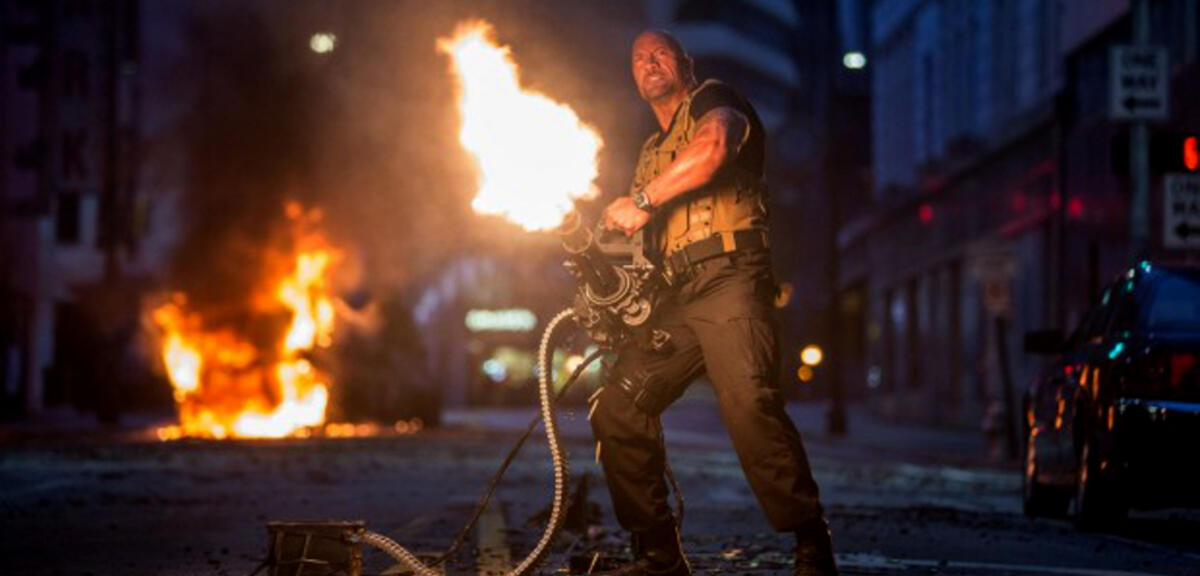 The Rock in Fast & Furious 7