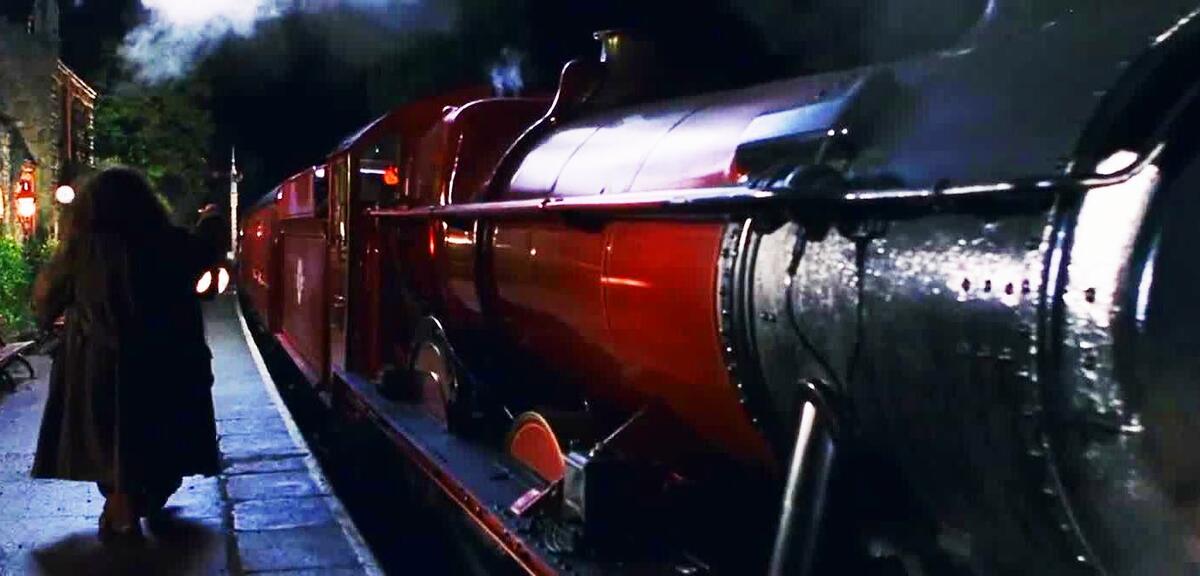 Der Hogwarts Express aus der Harry Potter-Filmreihe