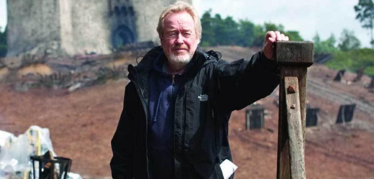 Ridley Scott am Set von Robin Hood