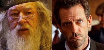 Bild zu:  Michael Gambon als Albus Dumbledore und Hugh Laurie als Dr. House