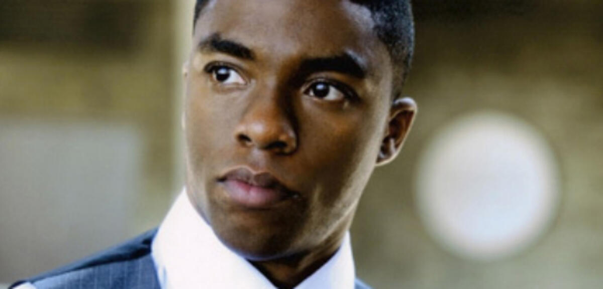 Chadwick Boseman in 42