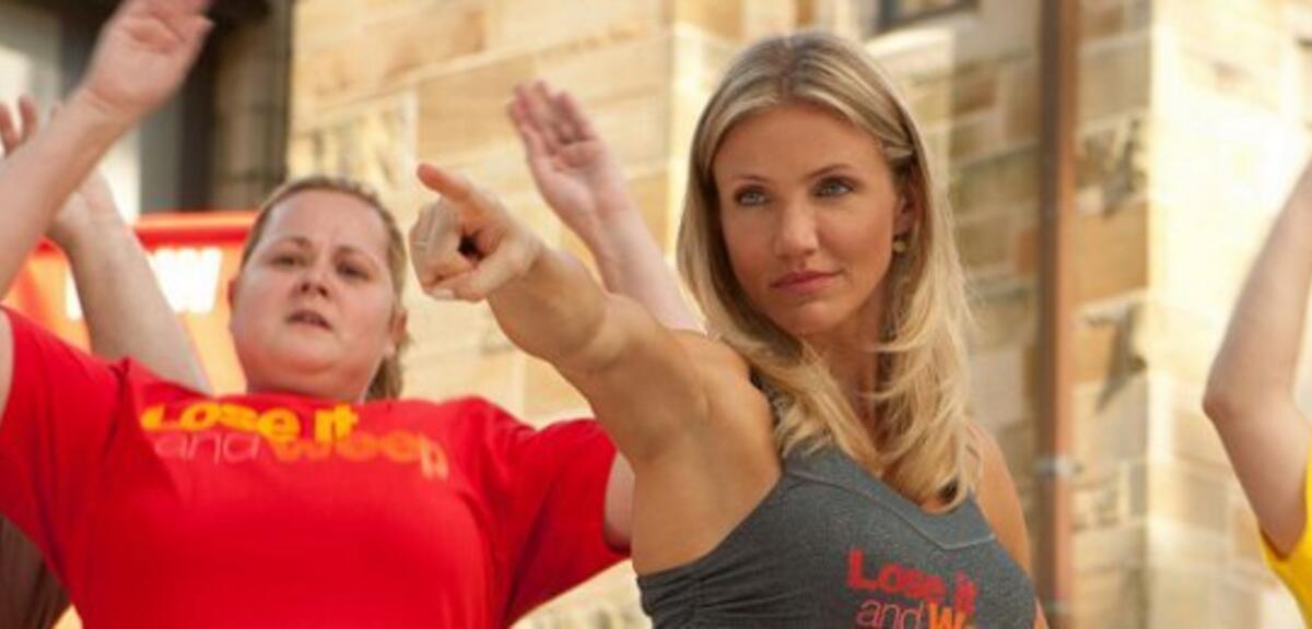Und raus bist du: Cameron Diaz hat Angelina Jolie gezeigt, wo's langgeht.