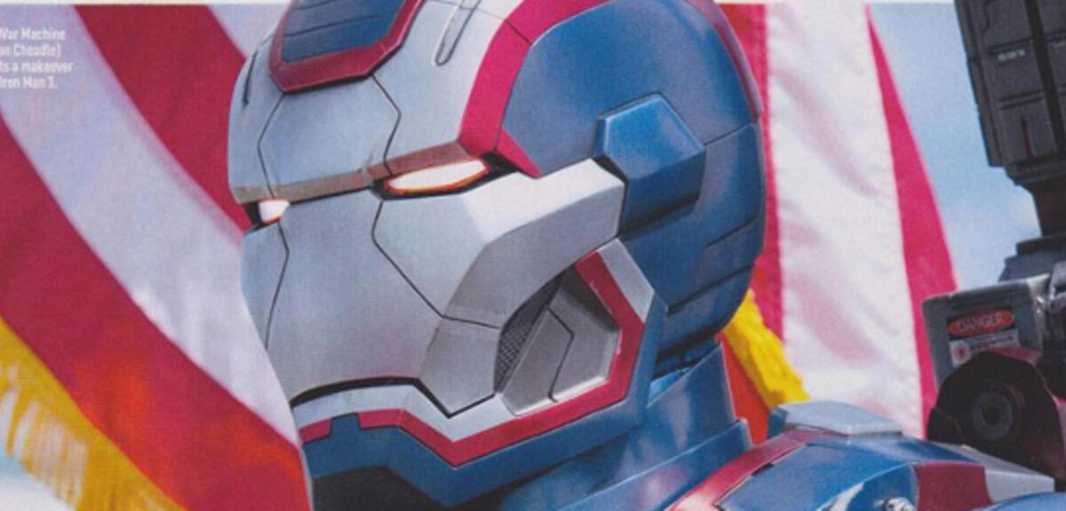 Der Iron Patriot auf dem Cover neuen Empire Magazine-Ausgabe