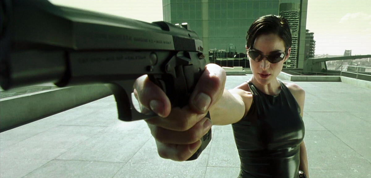 Carrie Ann-Moss in Matrix