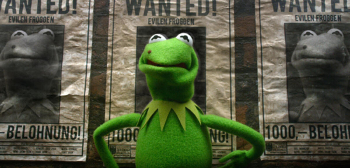 Der böse Frosch in Muppets Most Wanted