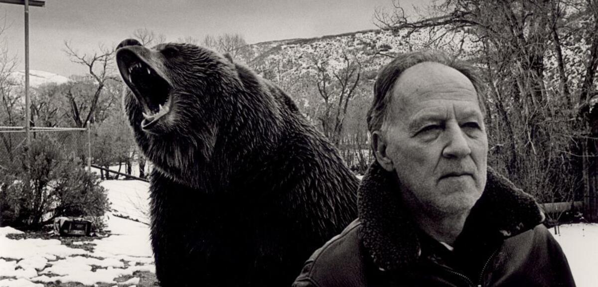Werner Herzog bei den Dreharbeiten zu Grizzly Man