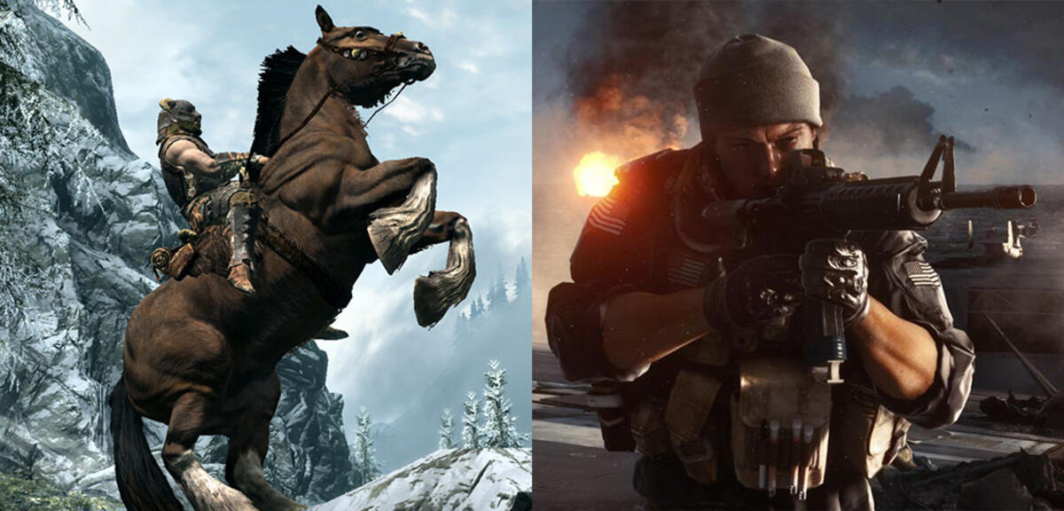 Skyrim und Battlefield