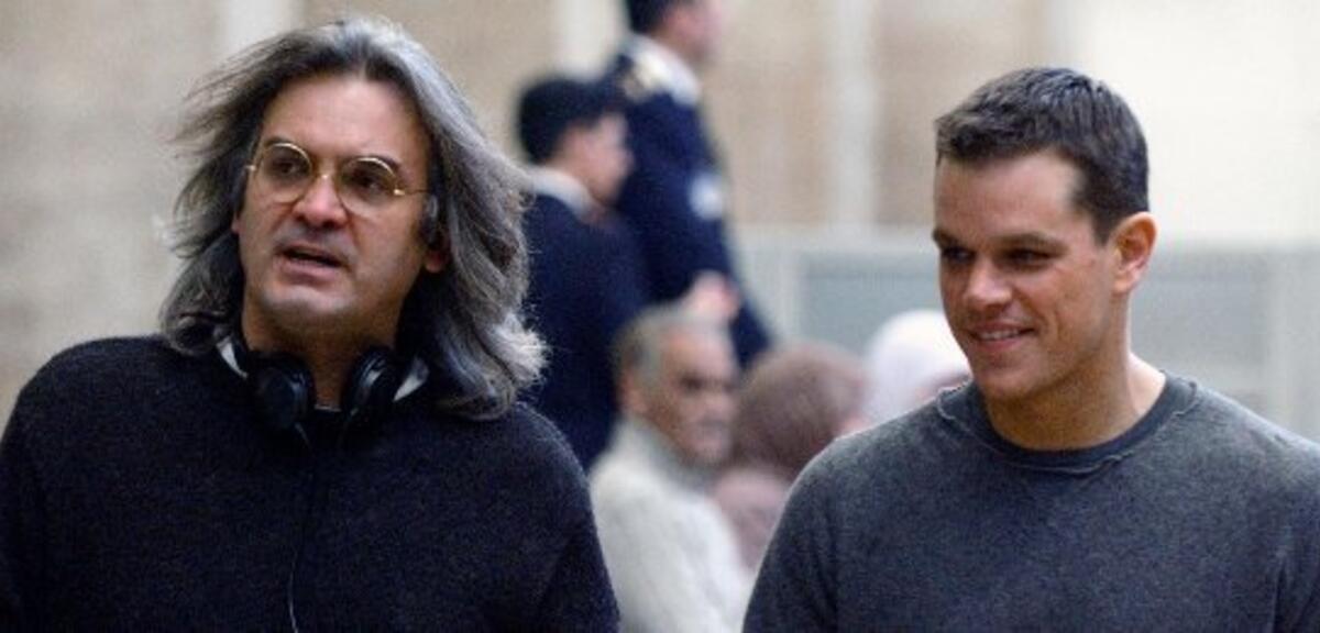 Paul Greengrass mit Bourne-Darsteller Matt Damon