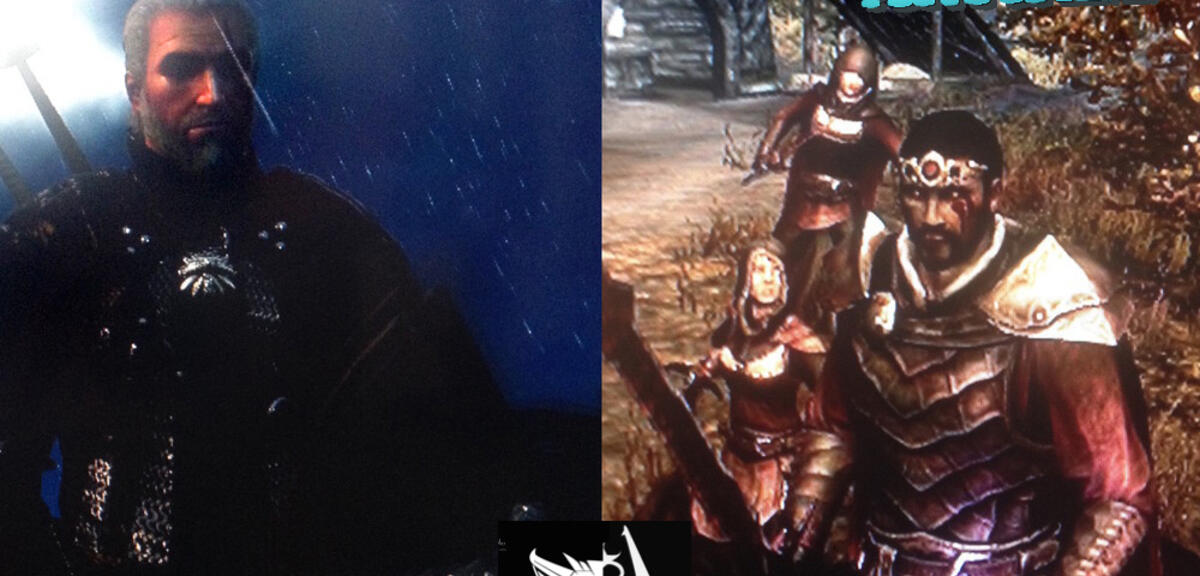 Mein Hexer in "the witcher 3" und mein Vampir in "skyrim"